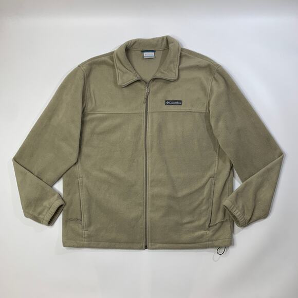 Columbia Fleece Mens XL Extra Large Mushroom Steens Mountain 2.0 Hiking Outdoor - Picture 2 of 10